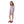 Girls Striped Off-Shoulders Summer Romper - Lilac & White