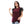 Load image into Gallery viewer, Sleeveless With Tull Accent Cotton Top - Burgundy
