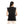 Lace Cap Sleeves Plain Black Slip On Top - Black