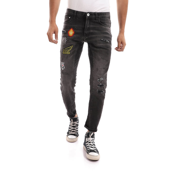 Casual Jeans  - Black