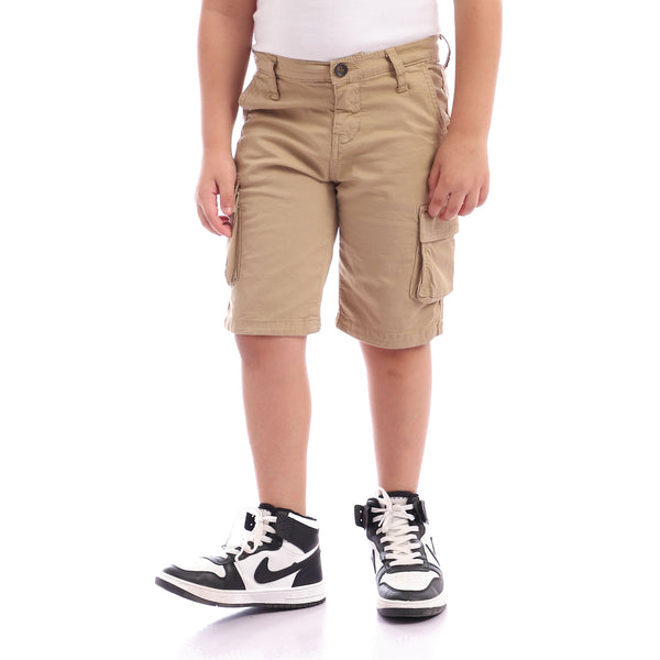 side_pockets_casual_khaki_gabardine_shorts