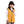 Stitched Double Face Boys Vest - Mustard