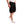Slash Pockets Gabardine Black Baggy Shorts