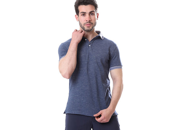 Turn-Down_Collar_Polo_Shirt_-_Heather_Dark_Blue