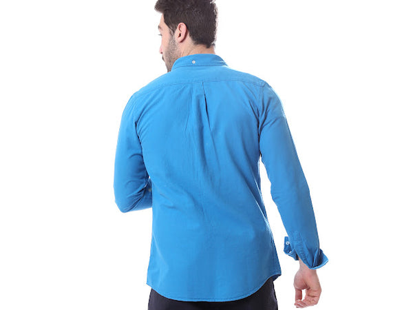 _long_sleeves_buttoned_shirt_with_chest_pocket_-_cerulean_blue