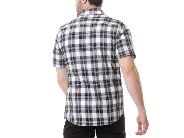 Tartan_Buttoned_Casual_Shirt_-_Black_&_Dark_Grey