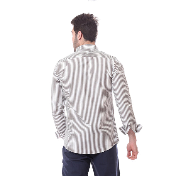 Bi-Tone_Dark_Casual_Striped_Shirt_-_Brown_&_White