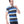 Load image into Gallery viewer, Striped_Turn-Down_Collar_Polo_Shirt_-_Blue_Shades_&amp;_White
