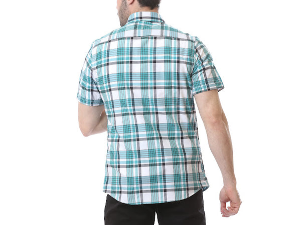 Shorts_Sleeves_Casual_Shirt_-_Sky_Blue_&_Teal_&_White